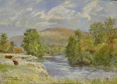 Fluss Spey, Kinrara, 1989 von Tim Scott Bolton